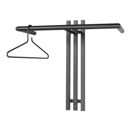 Spinder Design Senza 1 wandkapstok - zwart