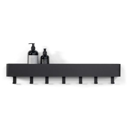 Spinder Design Multi 7 wandkapstok - zwart
