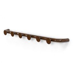 Spinder Design Retro 6 wandkapstok - chocolate brown