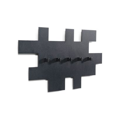 Spinder Design Tetromino wandkapstok - zwart