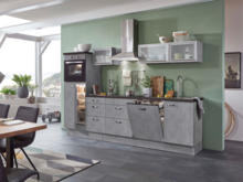 Keuken Rechte keuken 280cm beton look incl inbouw apparatuur RAI-4481