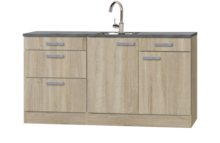 Keuken KItchenette 150cm met spoelbak RAI-3010