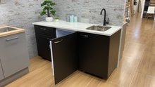 Keuken rechte kitchenette 180cm met koelkast snel leverbaar NEW-552