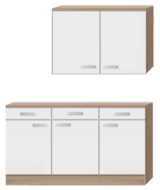 Keuken Buffetkast Zamora 150cm incl bovenkasten100cm OPTI-140