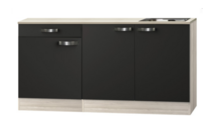Keuken Kitchenette Faro Antraciet 150cm HRG-7330