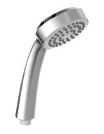Schütte RIMINI handdouche, 1 functie, chroom antikalk nozzles handdouche: Ø ca. 8 cm inclusief waterbesparende pakking-tot wel 50% minder water verbruik ½" (Ø ca. 1,9 cm) verbinding voor doucheslang