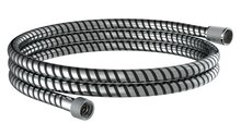 Schütte HOGAFLEX K-2 doucheslang, kunststof, chroom-zwart lengte: ca. 200 cm ½" (Ø ca. 1,9 cm) standaard aansluiting inclusief waterbesparende pakking - tot wel 50% minder water verbruik garantie: 3 j