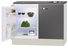 Keuken Kitchenette 120cm EMMA incl inbouw koelkast RAI-049