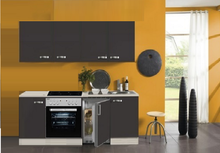 Keuken Kitchenette FARO 210cm met koelkast POTTO-643