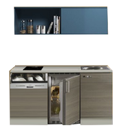 Keuken Kitchenette 160cm Vigo incl al inbouw apparatuur RAI-225