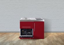 Keuken MPGS 110 Bordeauxrood met vaatwasser en koelkast RAI-9527