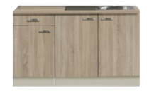 Keuken Kitchenette Padua Houtnerf 150cm HRG-0325