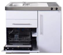 Keuken MPGS 120 Wit met vaatwasser en koelkast RAI-9592