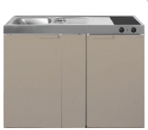 Keuken MK 120B Zand met koelkast RAI-9534