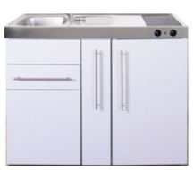 Keuken MP 120A Wit met apothekers la en koelkast RAI-9512