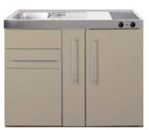 Keuken MP 120A zand met apothekers la en koelkast RAI-9515