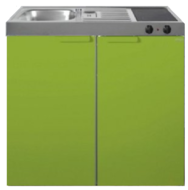 Keuken MK 100 Groen met koelkast RAI-9524
