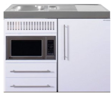 Keuken MPM 100 Wit met koelkast en magnetron RAI-9514