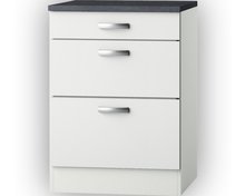 Keuken Kabinet wit hoogglans (BxHxD) 60 x 84 x 60,0 cm HRG-5126