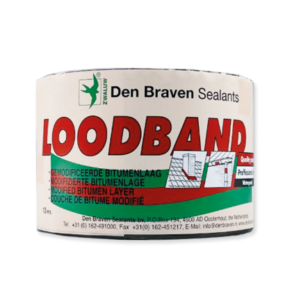 Den Braven Loodband - Breedte: 50mm, Verpakking: Rol a 10m