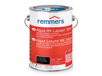 Remmers Aqua HK-Lazuur 3-in-1 Diepzwart