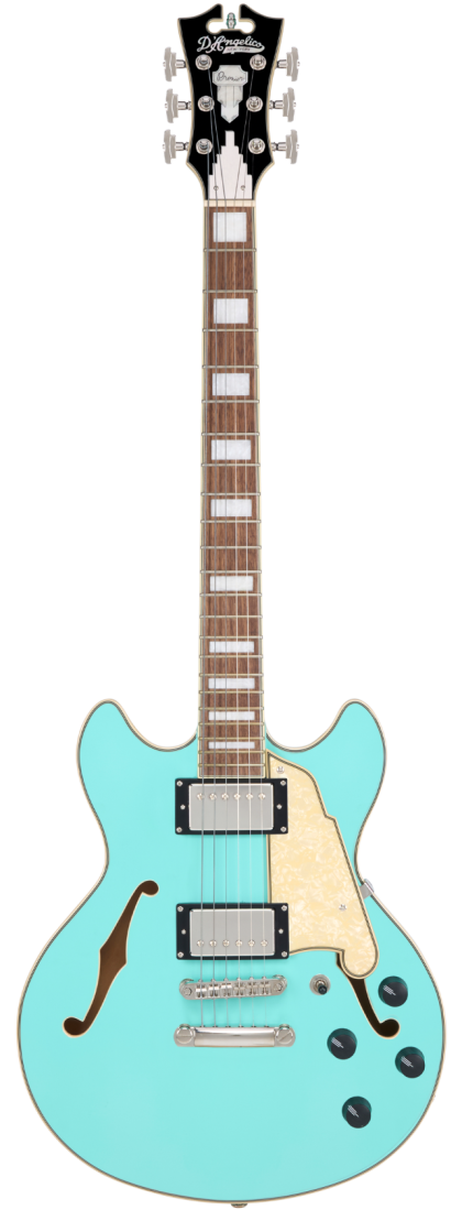 D'angelico Premier Mini DC Surf Green