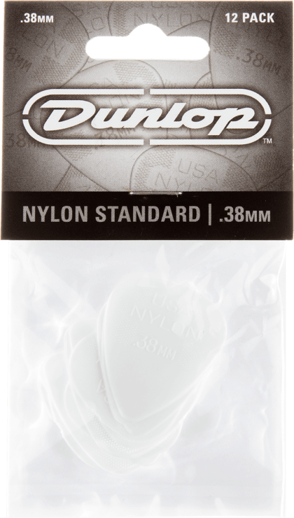 Dunlop Nylon Standard .38 Plectrum 12-Pack