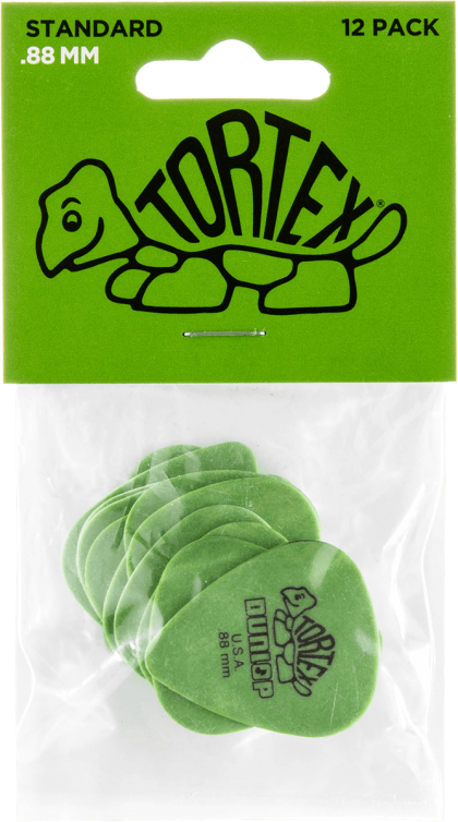 Dunlop Tortex Standard .88 Plectrum 12-Pack groen