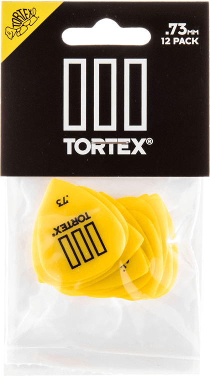 Dunlop 462P73 Tortex III Plectrum 0.73mm 12-Pack