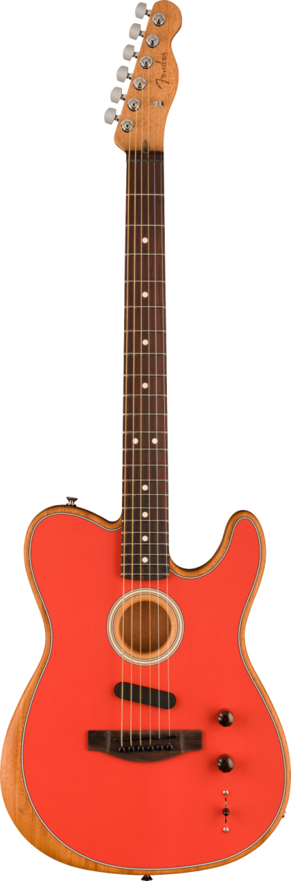 Fender LTD Acoustasonic Player Telecaster, Fiesta Red RW