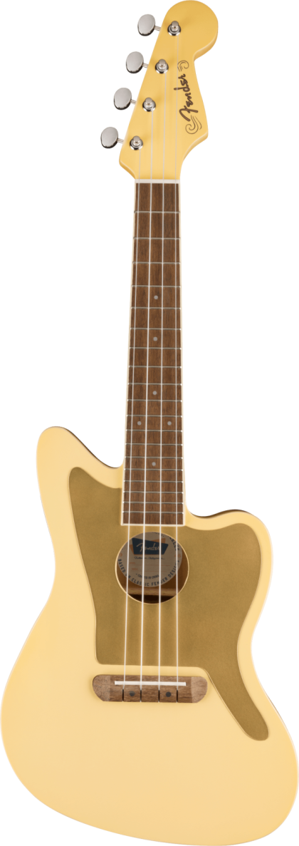 Fender FSR Fullerton Jazzmaster Ukulele, Vintage White