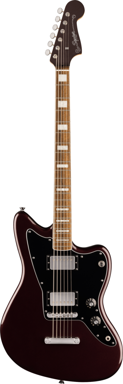 Squier Paranormal Baritone Jazzmaster HH, Oxblood IL