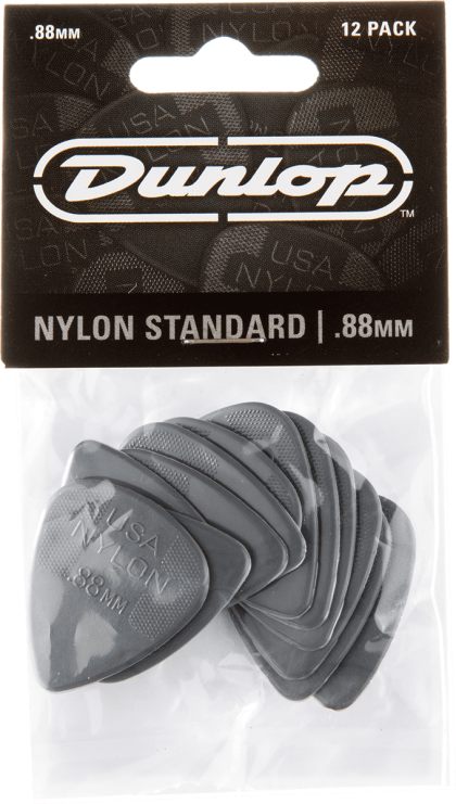 Dunlop Nylon Standard .88 Plectrum 12-Pack
