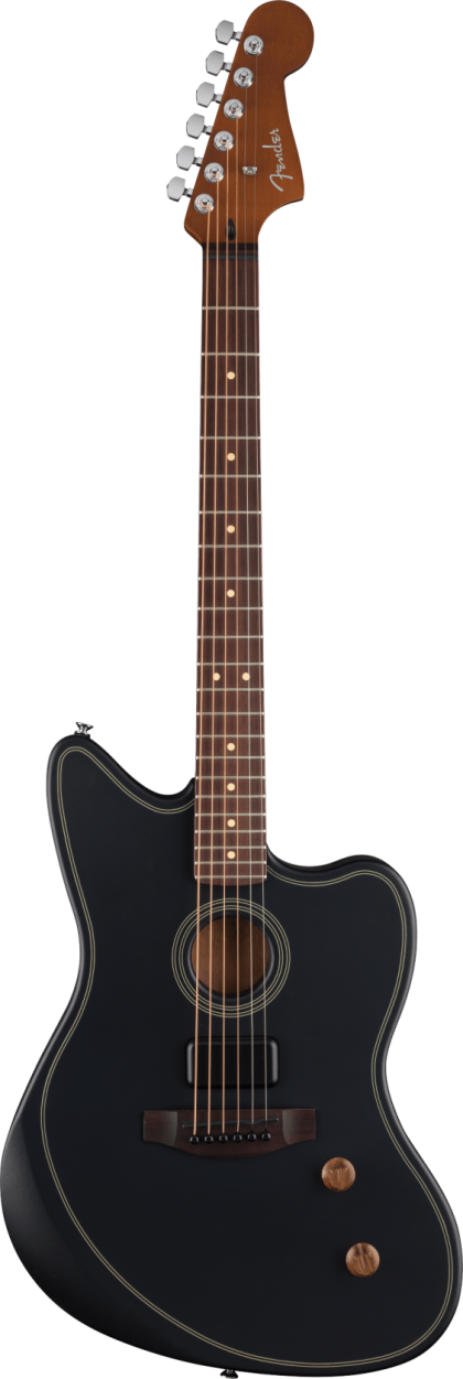 Fender Acoustasonic Standard Jazzmaster, Black RW