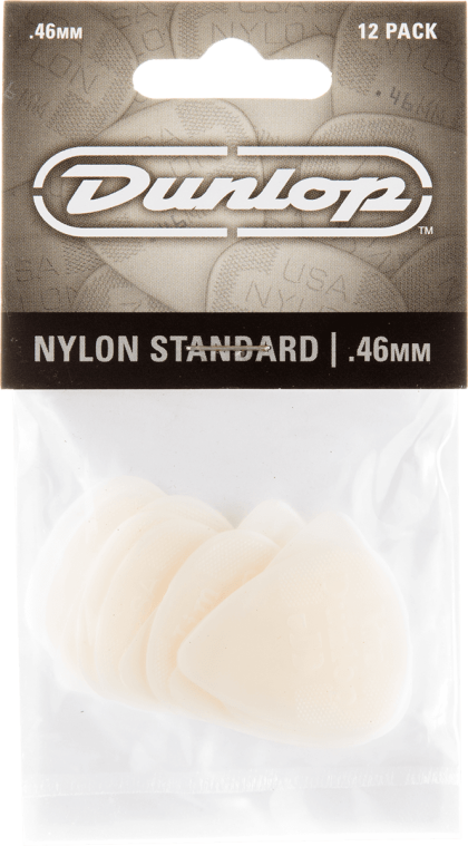 Dunlop Nylon Standard .46 Plectrum 12-Pack
