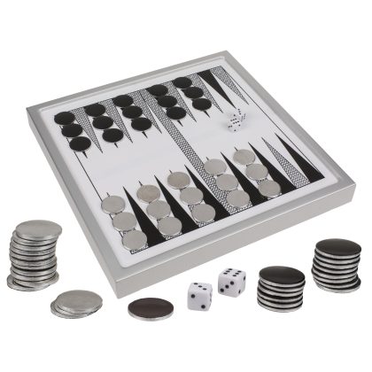Out of the blue Luxe backgammon familie spel 24 x 24 cm