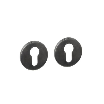 Intersteel Set van 2 cilinderrozettenTira rond antraciet Ø 52mm - 1329.102087