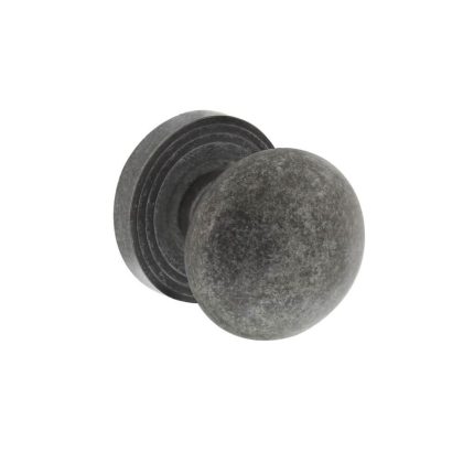 Intersteel Landelijke deurknopTondo oud grijs Ø 5,5cm - 0021.212601