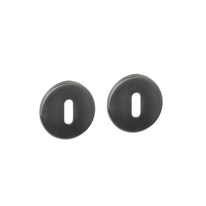 Intersteel Set van 2 sleutelrozettenTira rond antraciet Ø 52mm - 1329.102086