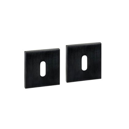 Intersteel Set van 2 sleutelrozettenTira vierkant zwart 53x53mm - 1323.103086