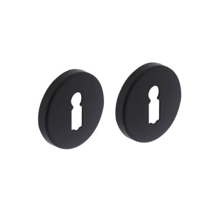 Intersteel Set van 2 sleutelrozettenTira rond zwart verdekt - 0023.318686