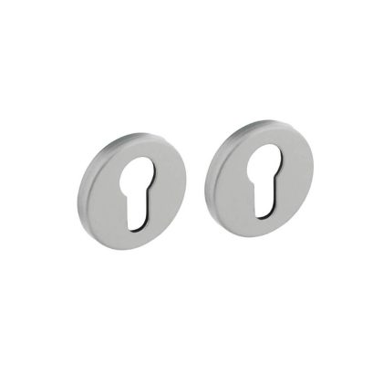 Intersteel Set van 2 cilinderrozettenTira rond aluminium - 0082.309087