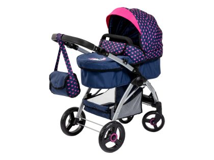 Bayer Design Poppenwagen City Max met tas (Blauw)