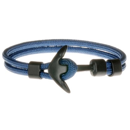 LGT JWLS LGT Jewels Anker armband Zwart Blauw