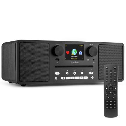 Audizio Retourdeal - Audizio Naples stereo DAB radio met CD speler, Bluetooth,