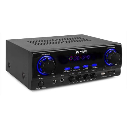 Fenton Retourdeal - Fenton AV440 digitale karaoke versterker met Bluetooth -