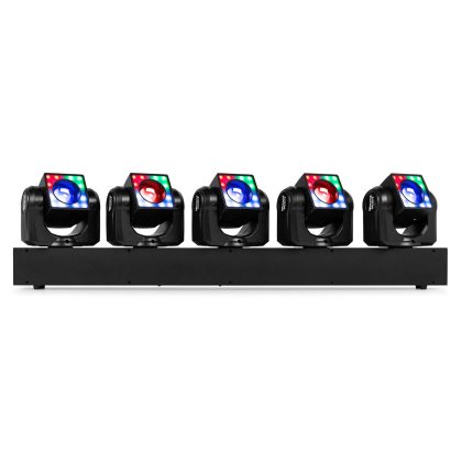 BeamZ Retourdeal - BeamZ Galaxy5 moving head bar - Bar met 5x 40W moving