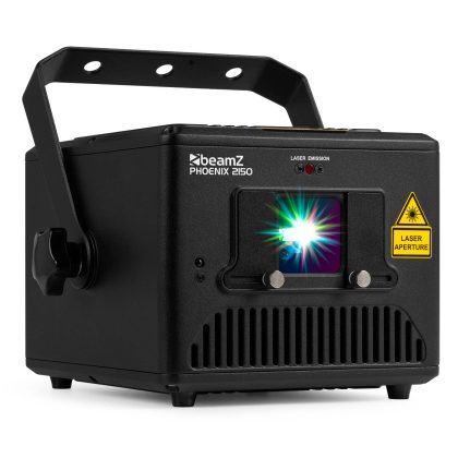 BeamZ Phoenix 2150 laser - RGB laser 2,1W - Met ILDA en DMX -
