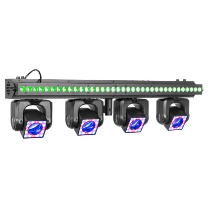 BeamZ Retourdeal - BeamZ ShowBar GO Vibe - Moving head bar met 4 moving