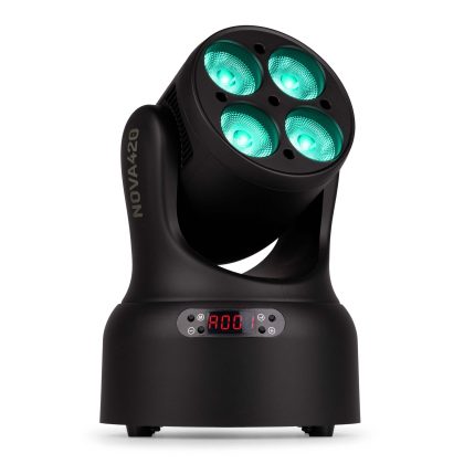 BeamZ Retourdeal - BeamZ NOVA420-BK wash moving head - Met 4x 20W RGBW LED's